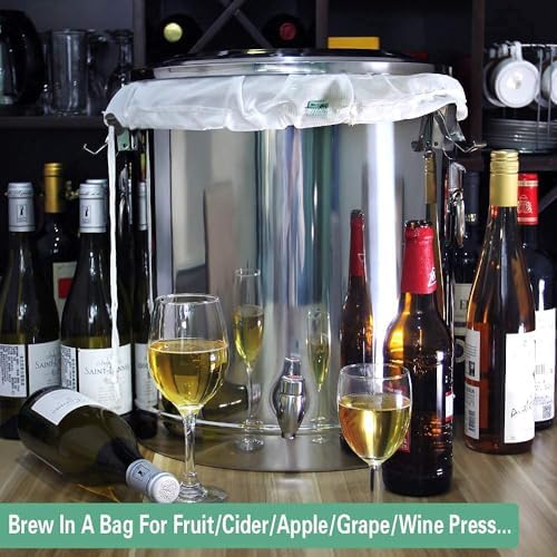 3 Pack Brew Bags, 22 x 26 Inch, 250 Micron BIAB Strainers