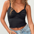 Women's Bow Camisole Backless Tank Top Waist-Defining Elegance