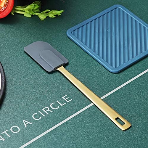Gold Silicone Spatulas, Berglander Flexible Scrapers Baking Mixing Tool