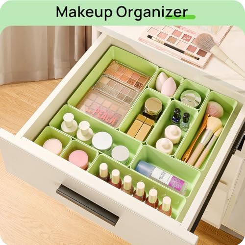 Vtopmart 25 Pack Plastic Drawer Organizers