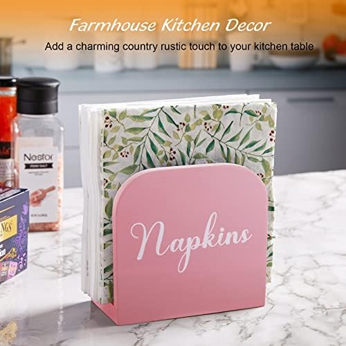 ALELION Pink Napkin Holder for Table