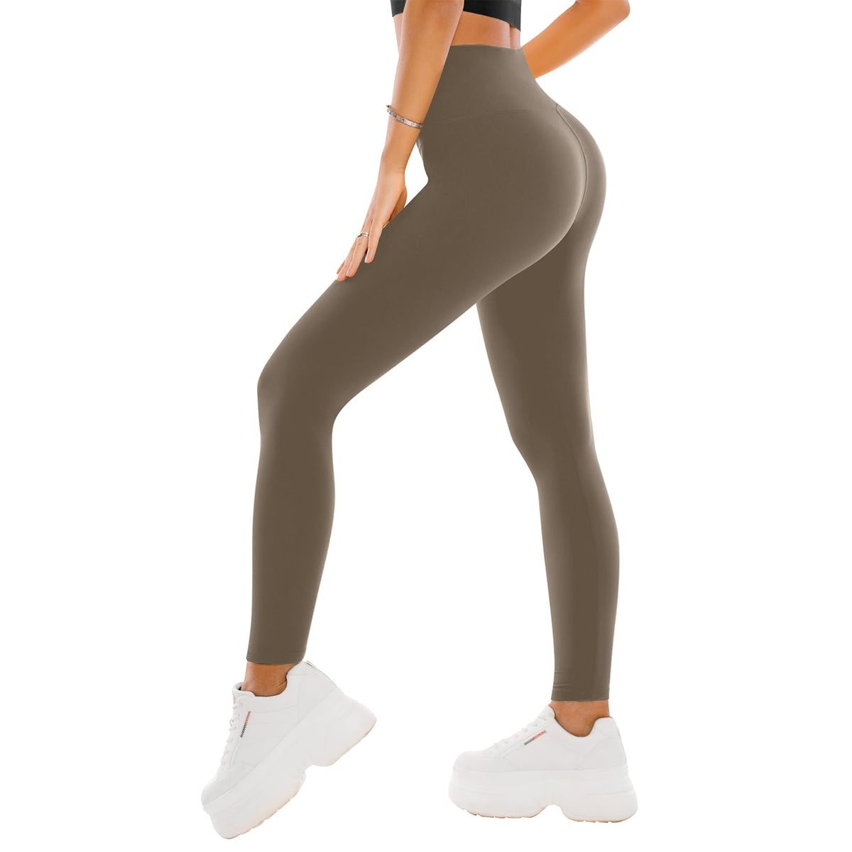 High Waisted Leggings for Women - Buttery Soft Yoga Pants with Tummy Control