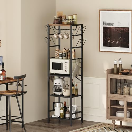 MAHANCRIS 4-Tier Pot Rack, Pots and Pans Organizer