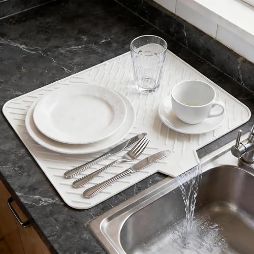 Silicone Dish Drying Mat for Kitchen Counter