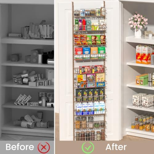 ElegantArray 10-Tier Pantry Door Organizer