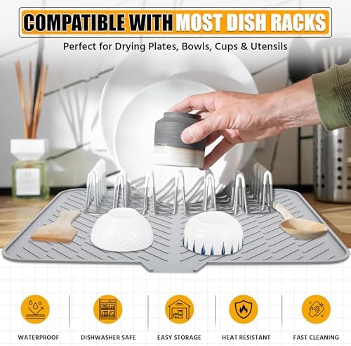 Luxet Silicone Dish Drying Mat