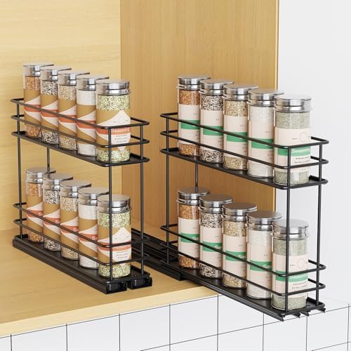 Mystozer Pull Out Spice Rack Organizer