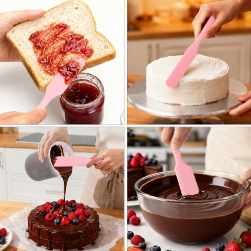 Palksky 4PCS Pink Measuring Cups