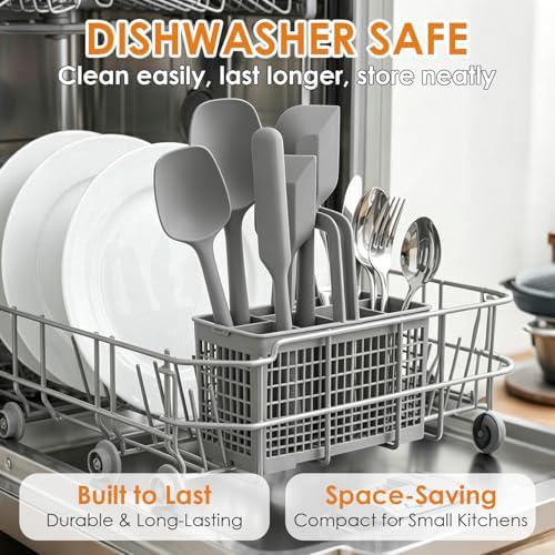 5-Piece Silicone Spatula Set, Reinforced Core & Connections