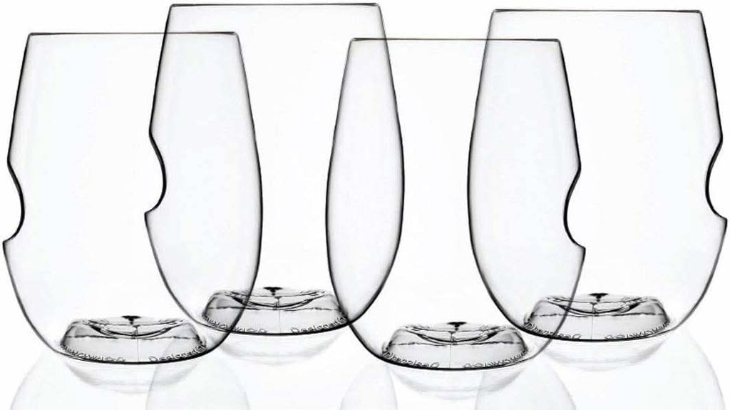 Shatterproof 16 oz. Wine Glasses – Dishwasher Safe Set of 2