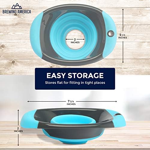 Kitchen Canning Funnel – Collapsible Silicone Food Funnel