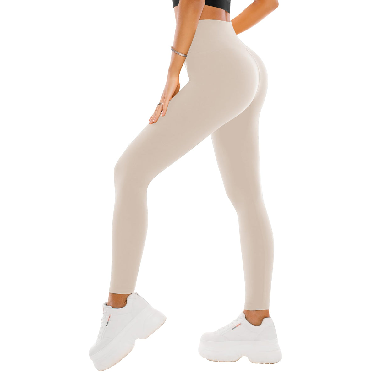 High Waisted Leggings for Women - Buttery Soft Yoga Pants with Tummy Control