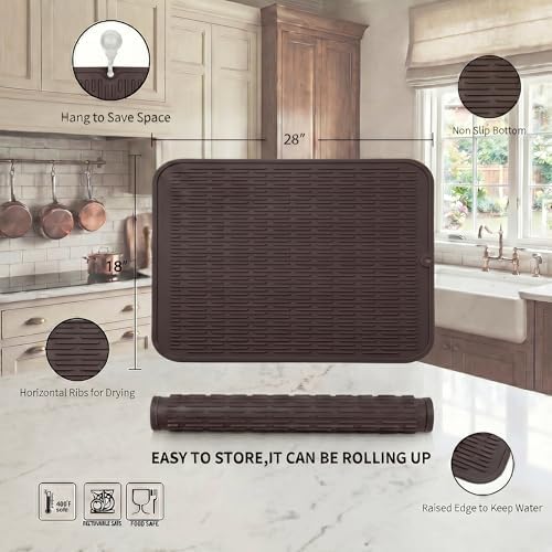 MicoYang Silicone Dish Drying Mat