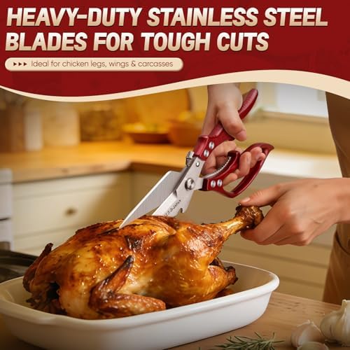 Freelander Poultry Shears Set Red