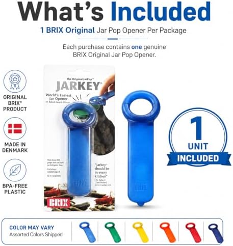 Brix Original Jar Pop Opener, and Carpal Tunnel Sufferers