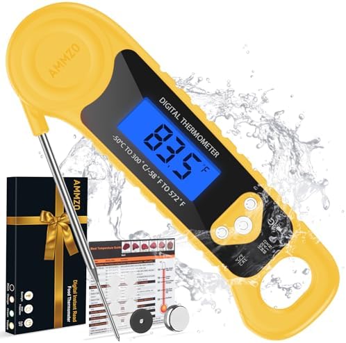 AMMZO Meat Thermometer Digital, Instant Read Food Thermometer