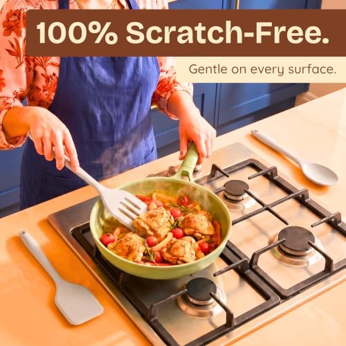 NonToxic Platinum Silicone Utensils, 100% Plastic-Free