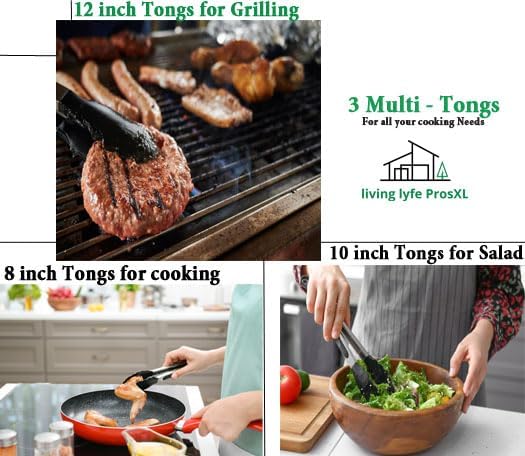 Silicone Kitchen Tongs