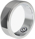 Phone Touch Control Smart Ring Health Tracker, 5 Days Working Time, Heart Rate & Body Temperature, Fitness Tracker, Calorie Counter, Blood Oxygen, Menstrual Cycle Monitor – Silver (20.7mm)