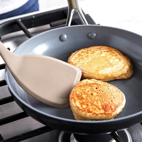 GreenPan Silicone Solid Turner Spatula, Flipping Cooking Kitchen Utensil