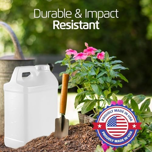 kitchentoolz 3-Pack 2.5 Gallon Water Container Jugs HDPE Carboy