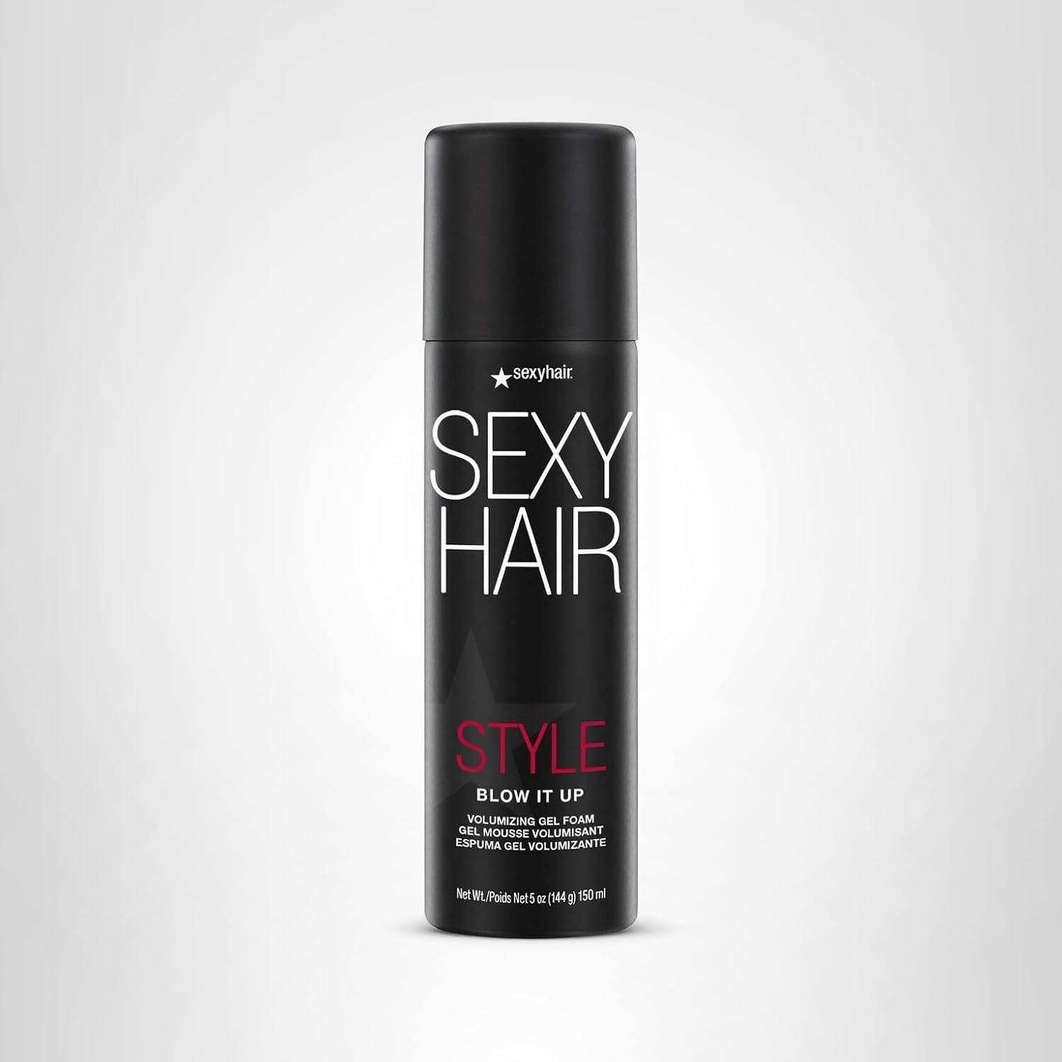 5 oz bottle of Style Sexy Hair Blow It Up Gel Foam for volumizing and hold