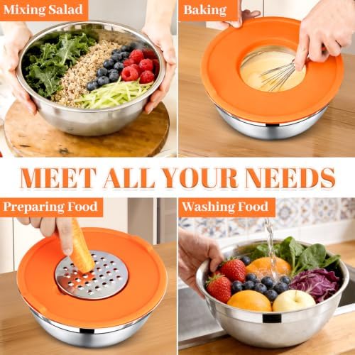 21PCS Mixing Bowls with Lids Set