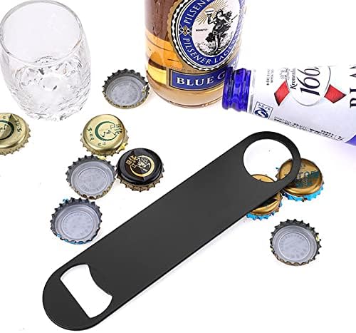 KTOJOY 4 PACK Stainless Steel Flat Bottle Opener, Beer Bottle Opener,