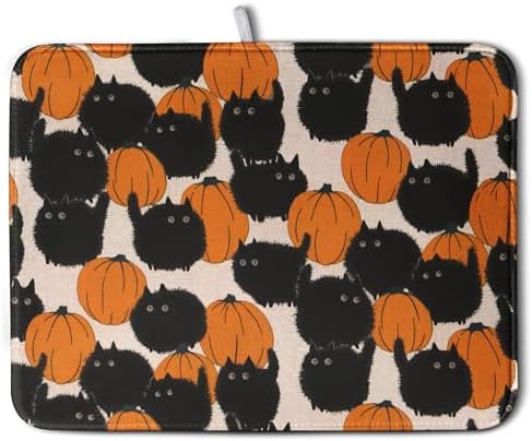 Happy Halloween Dish Drying Mat