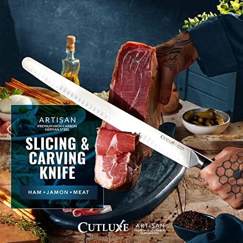 Cutluxe 14" Slicing Carving Knife – Extra-Long Brisket Knife
