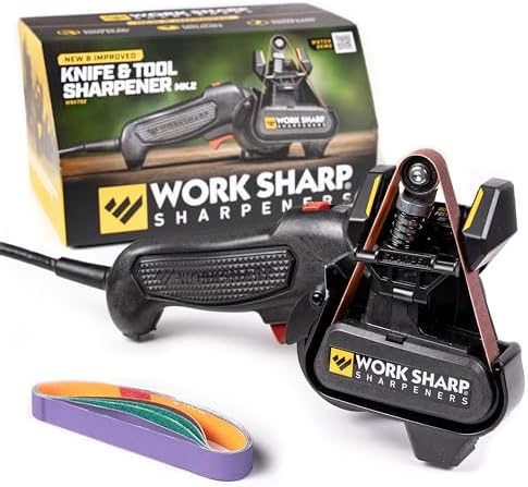 Work Sharp MK2 Electric Knife Sharpener & Replacement Belts – Adjustable