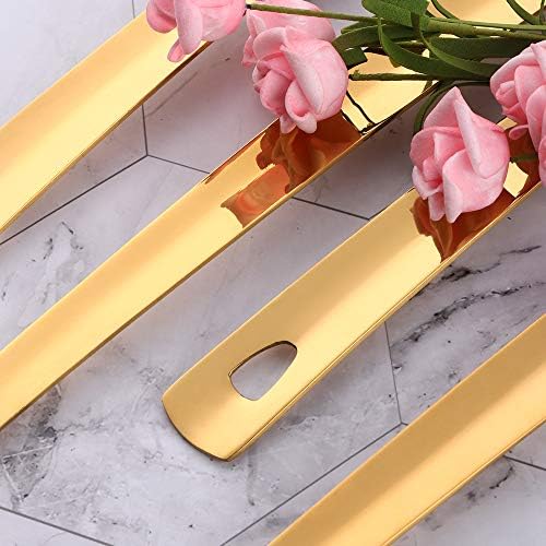 12 Pcs Cooking Utensil Set, Stainless Steel Gold Titanium Plated Cookware Sets