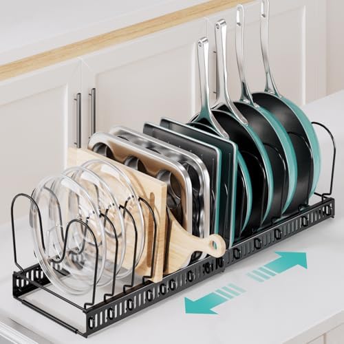 ORDORA Expandable Pots and Pans Organizer under Cabinet