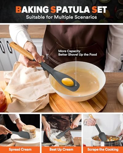Badiano Silicone Spatula Spoon Set