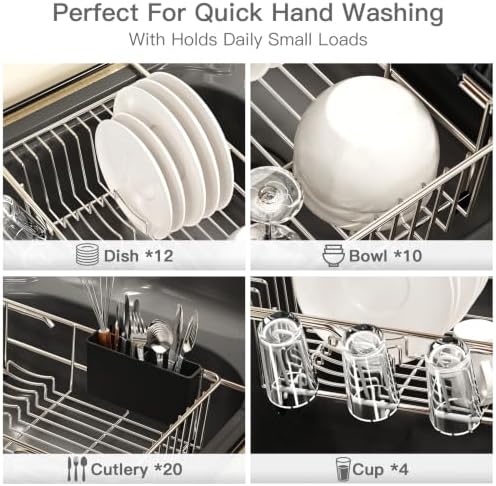 MAJALiS Expandable Dish Drying Rack Over Sink