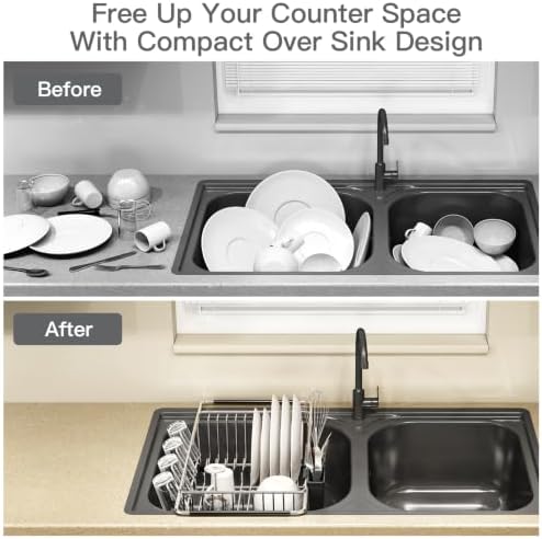MAJALiS Expandable Dish Drying Rack Over Sink