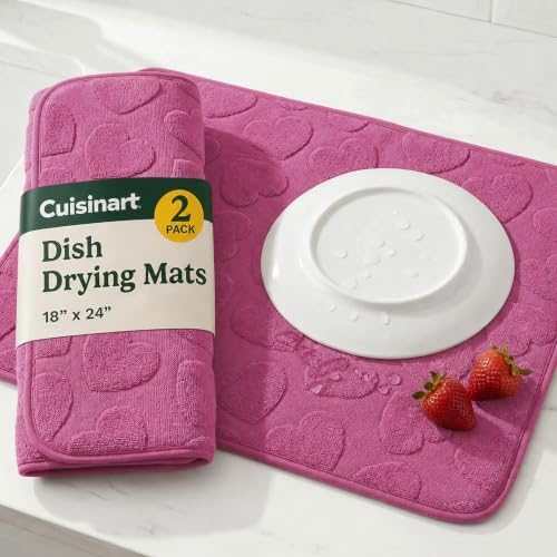 Cuisinart Dish Drying Mat for Kitchen Counter, Microfiber