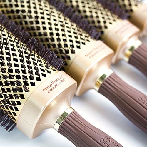 2" Square Shaper Ceramic Ion Hair Brush for Smoothing & Volume