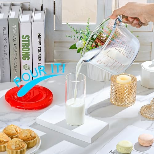 NUTRIUPS 4-Cup High Borosilicate Glass Measuring Cup