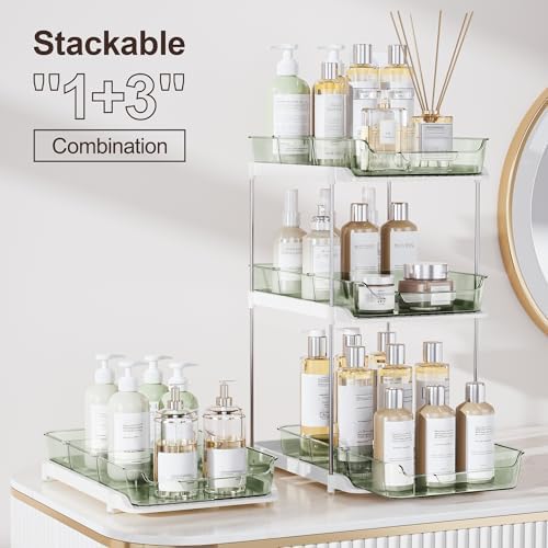 Delamu 2-Tier Multi-Purpose Bathroom Under Sink Organizers and Storage