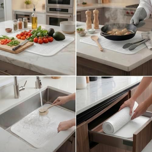 MicoYang Silicone Dish Drying Mat