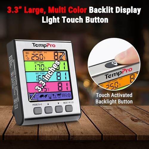 TempPro TempTrack Digital Meat Thermometer