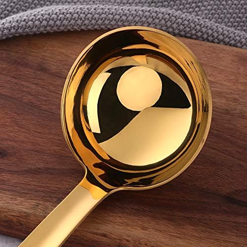 12 Pcs Cooking Utensil Set, Stainless Steel Gold Titanium Plated Cookware Sets