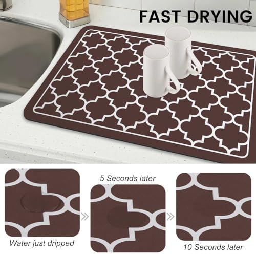 Dish Drying Mat Absorbent Dish Drying Mats