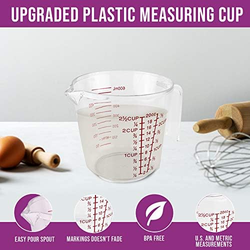 Measuring Cups and Spoons Set 11 Piece. Includes 10 Stainless Steel Measuring