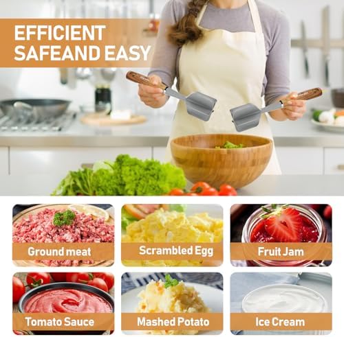 Handle Meat Chopper, Heat Resistant Meat Masher