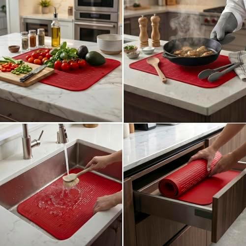 MicoYang Silicone Dish Drying Mat