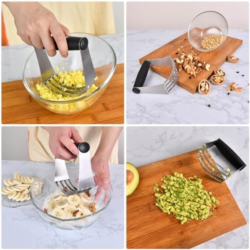 Biscuit Cutter, Pastry Cutter, Bench Scraper, Silicone Pastry Dough Baking Mat