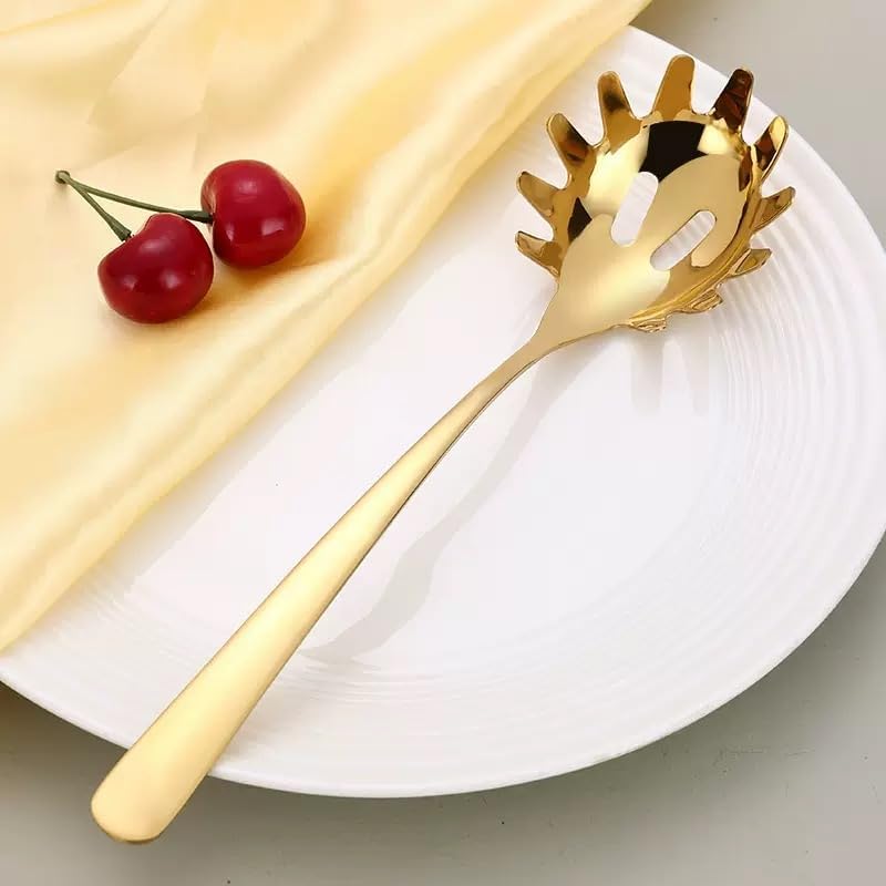 Stainless Steel Pasta Spoon, Spaghetti Spoons Server, Spaghetti Fork