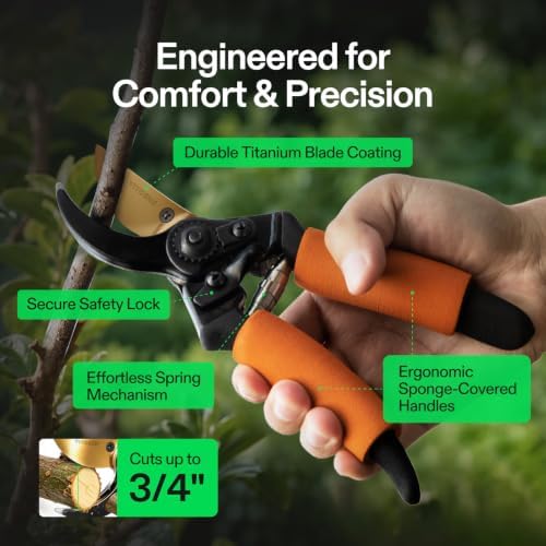 VIVOSUN 8.5" Bypass Pruning Shears